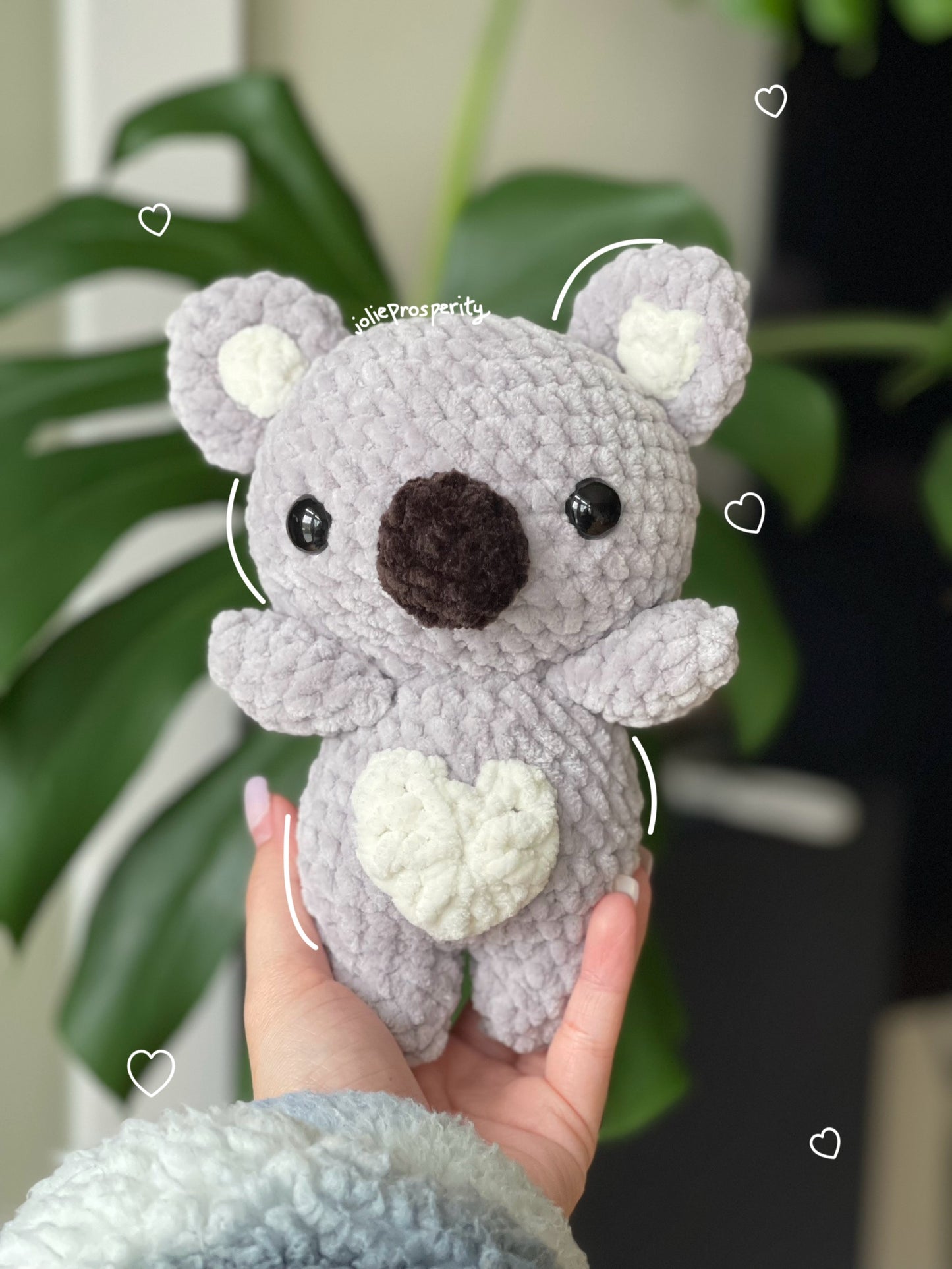 Koala plushy handmade crochet