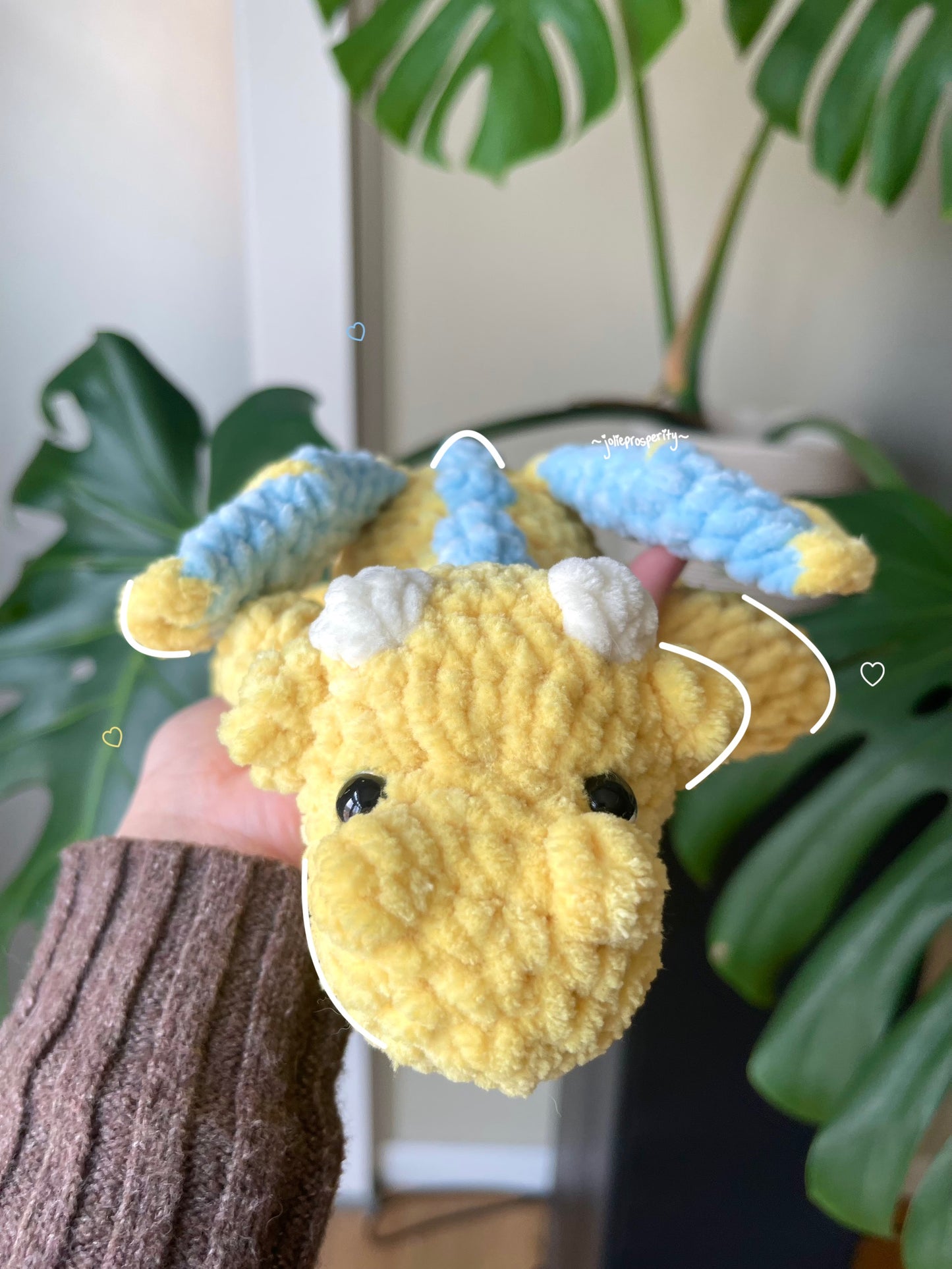 Lemon the Yellow and Blue Dragon