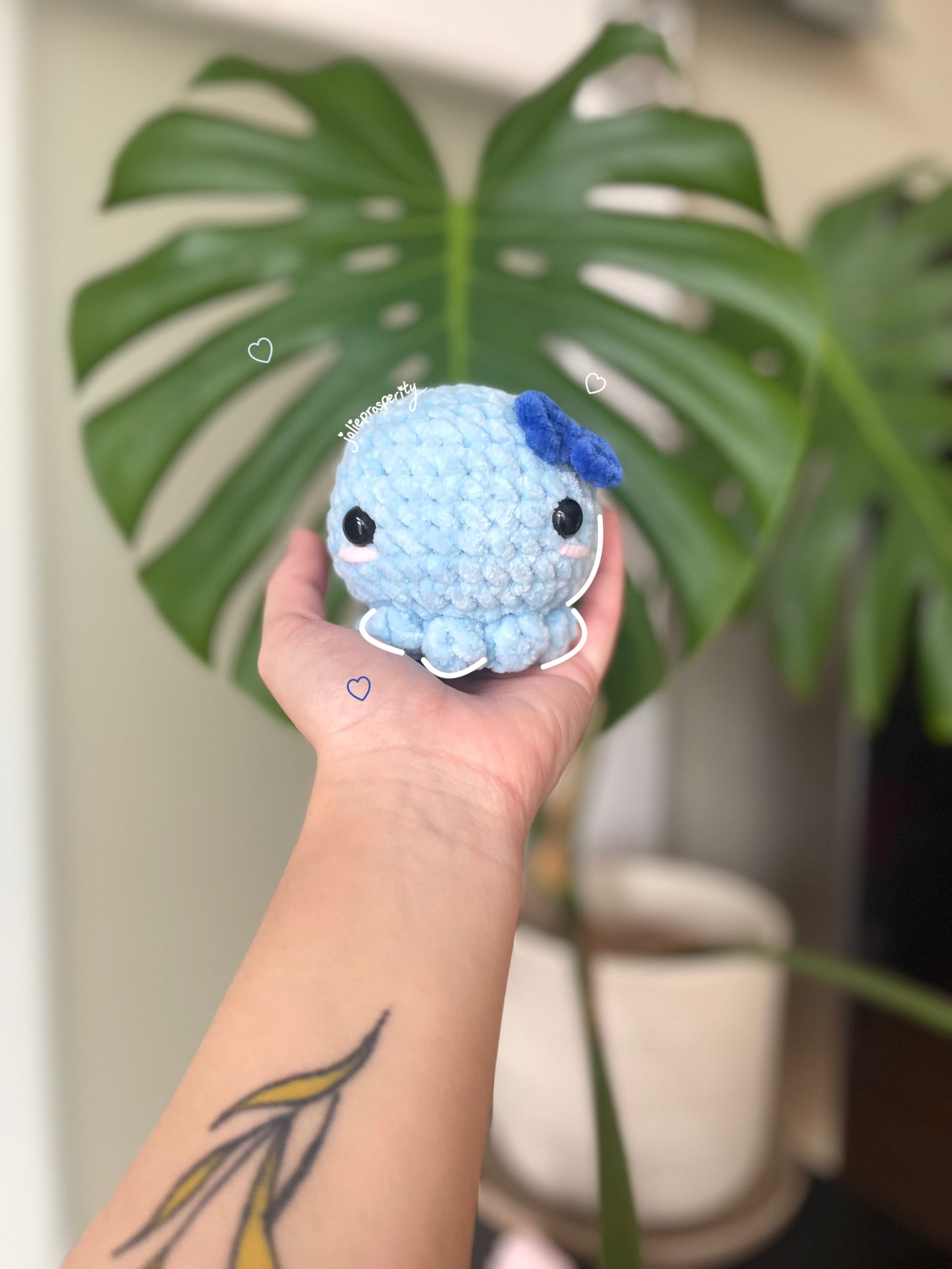 Ms. Pie the Blue Octopus