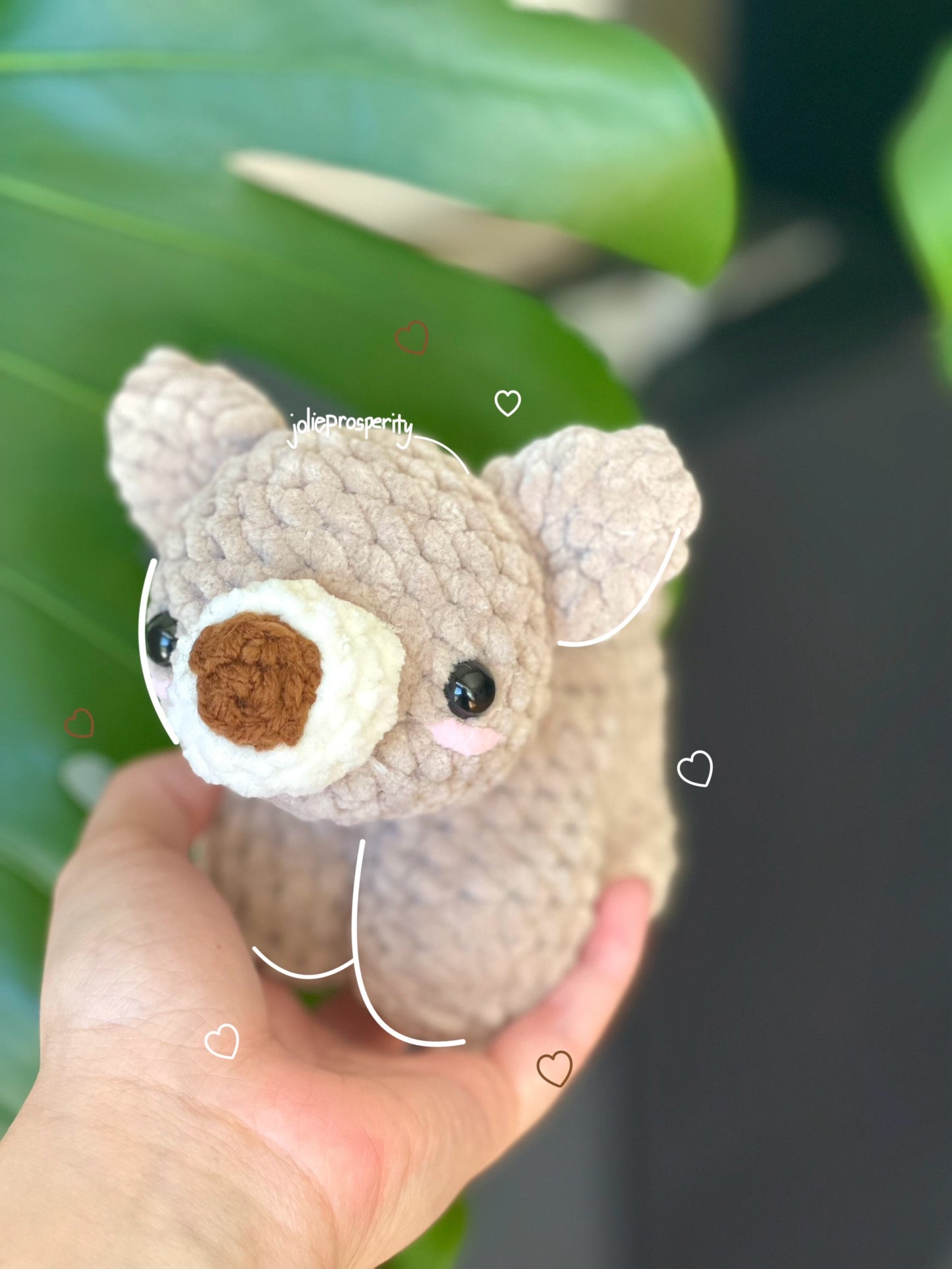 Graham the Crochet Teddy Bear