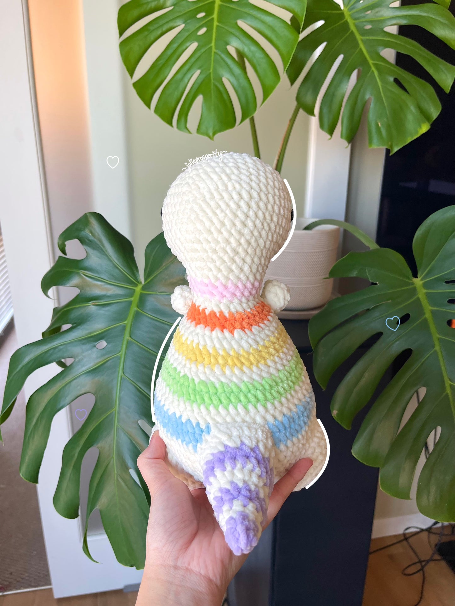 Coconut the Giant Rainbow Dinosaur